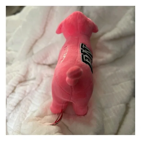 Pink Nation PINK stuffed puppy dog. Super cute:) - Picture 2 of 6